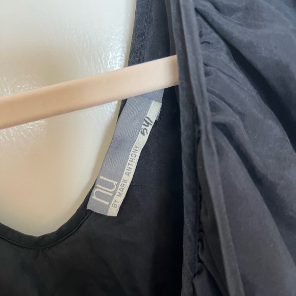 NU by Mark Anthony Black ruffle dress - Picture 2 of 3